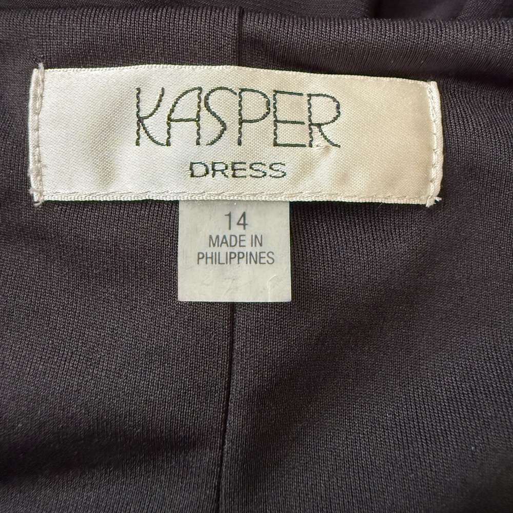 Kasper Green and Black Colorblock Midi Tank Dress NEW - Picture 2 of 7